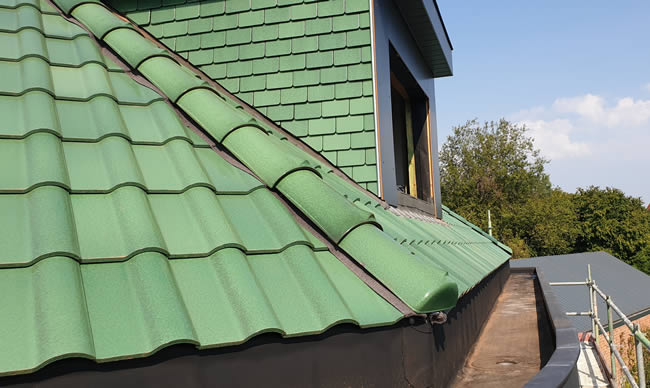 hellende en platte daken